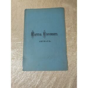 RARE Capital University Bexley Ohio Yearbook, Manual Handbook